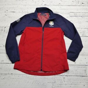 Ryder Cup Jacket Womens Medium Red Blue Hazeltine 2016 Golf Polo Ralph‎ Lauren